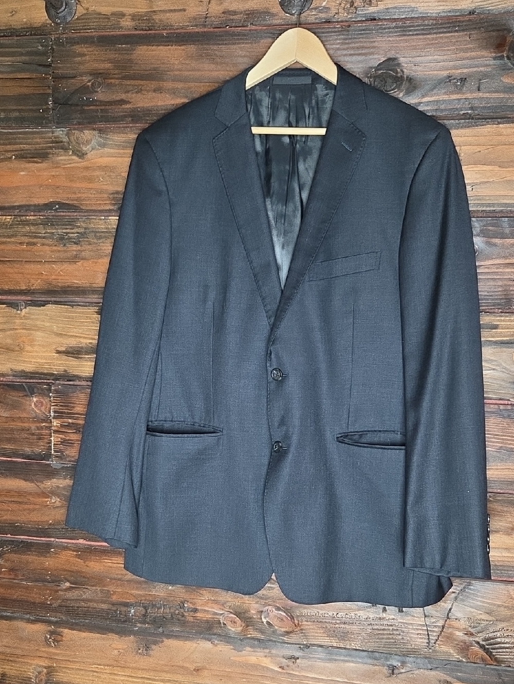 Macy's Men's Store Calvin Klein Business Suit Jacket Black